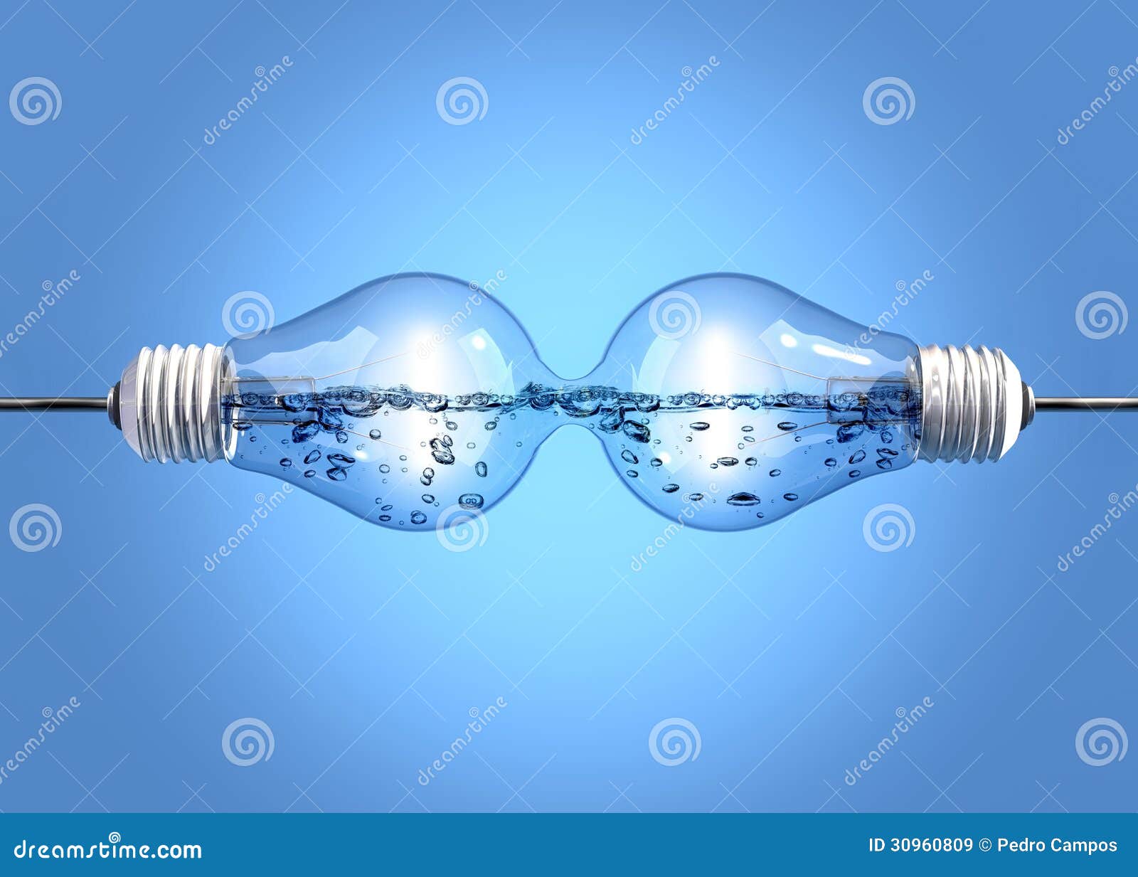 Light Bulbs With Liquid Royalty Free Stock Images Image 30960809