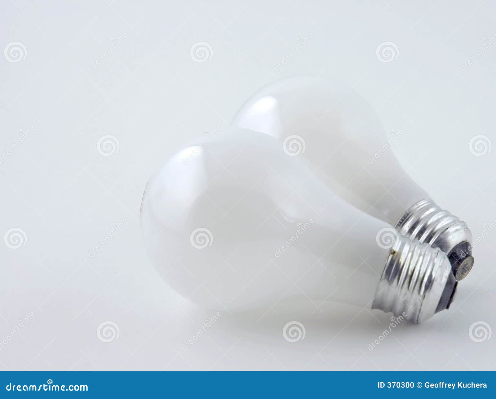 Light Bulbs on White stock photo. Image of twist, light 370300