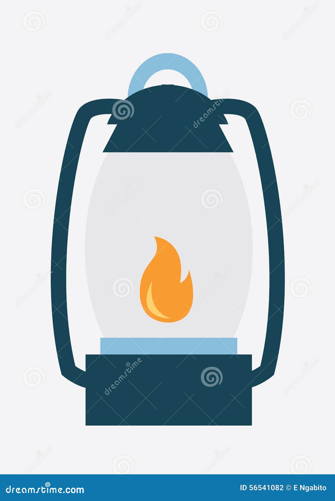 Camping Lantern Cartoon Vector 23309707