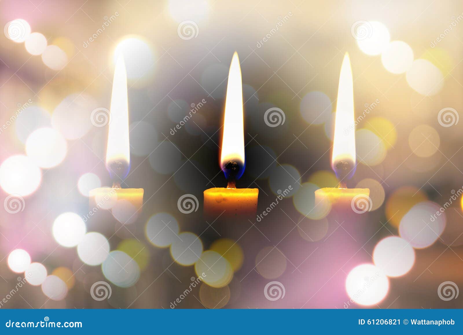 Light a Candle for Illumination at Night. Stock Image - Image of light ...