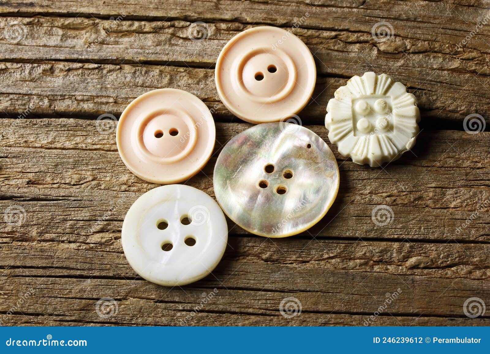 Wooden Button Assortment