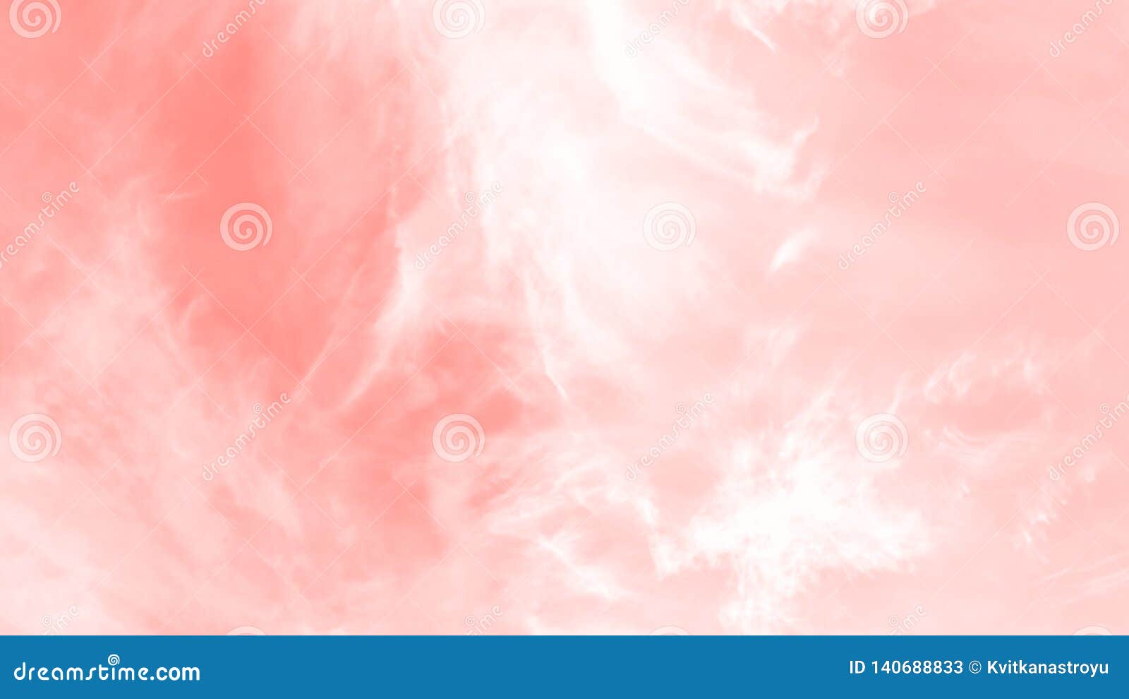light coral color sky with cirro cumulus clouds. looks like a marble texture. trendy 2019. 16:9