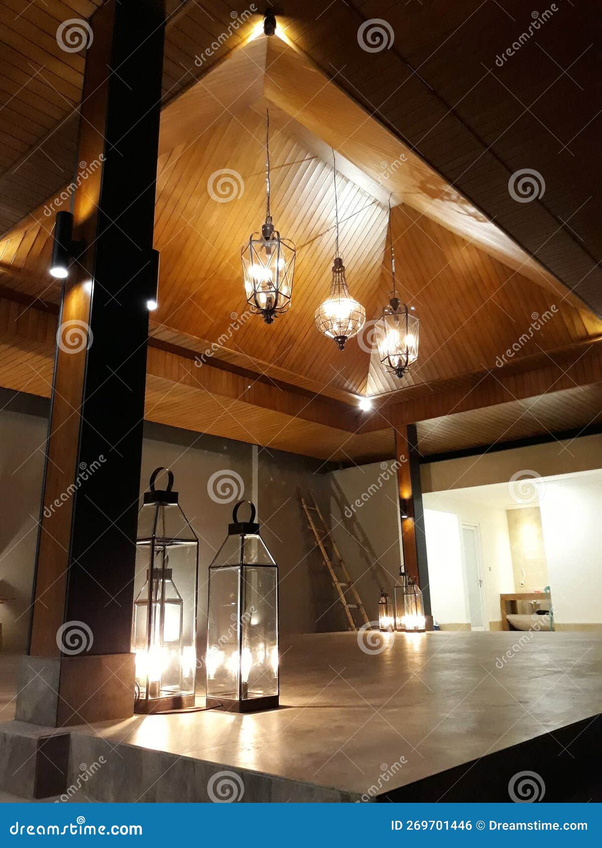 Light Effect from Glass Tube Stock Photo Image of room, table 269701446