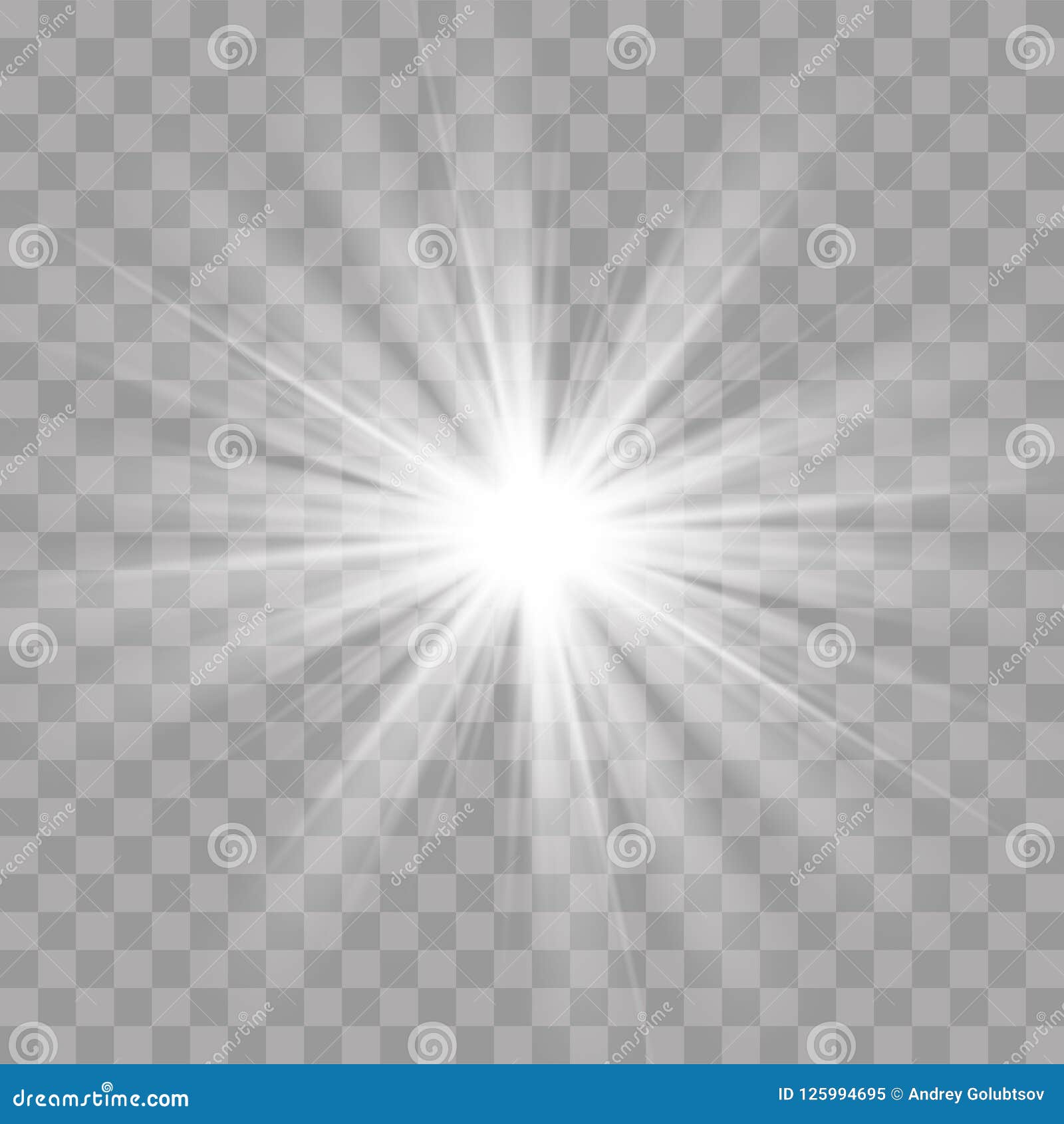 light rays flash sun star shine radiance effect
