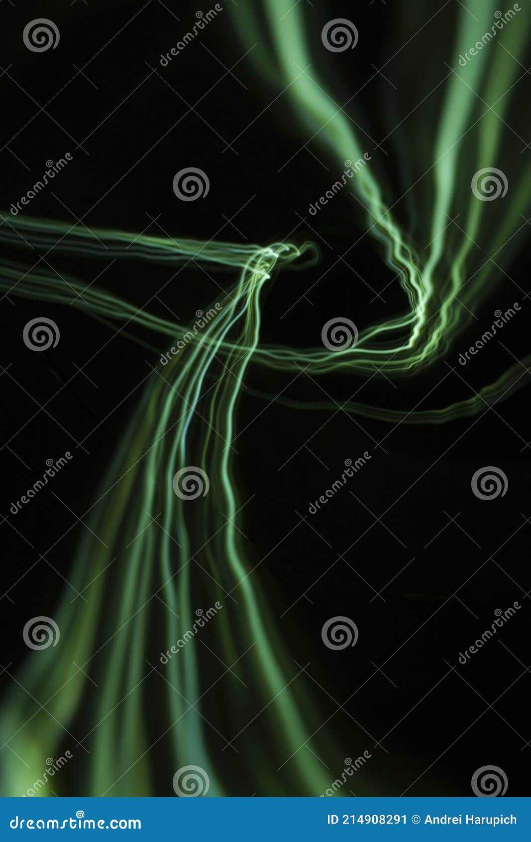 Green Electrical Discharges Stock Image Image of discharge, shine