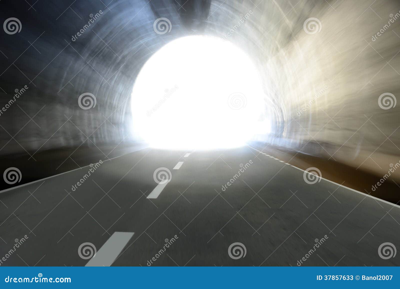 light at end of tunnel.