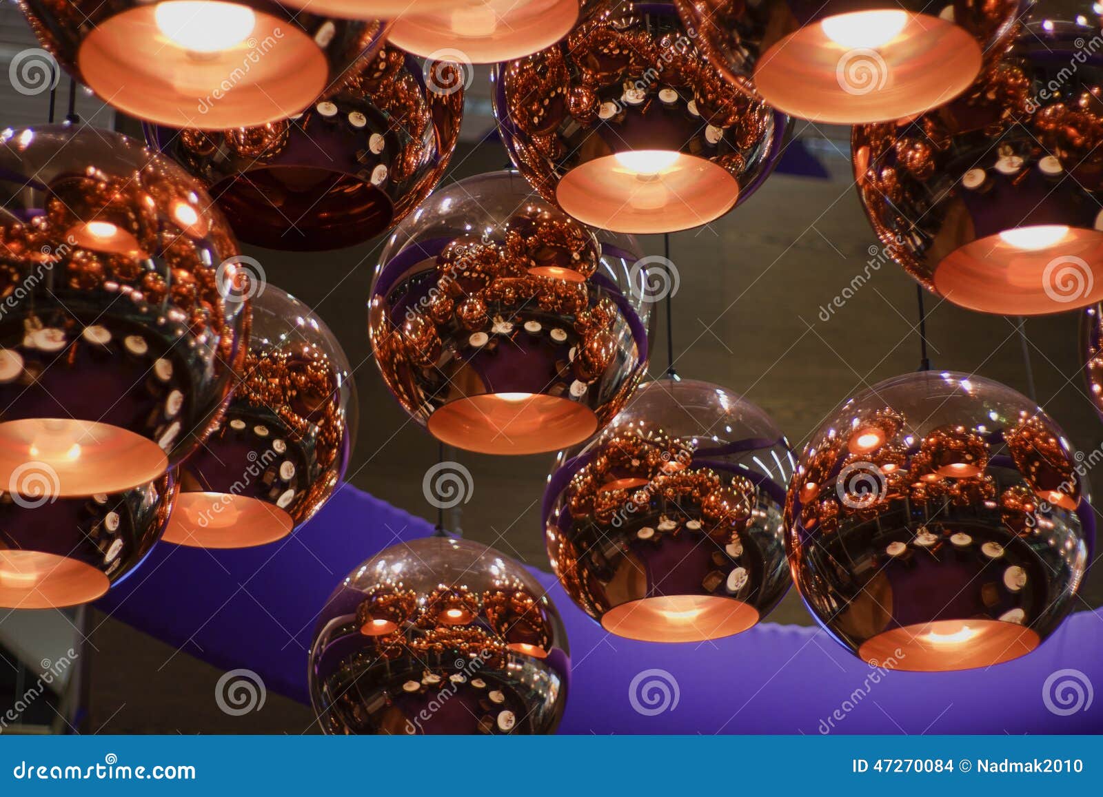 Light Fixtures - Luminous Decoration Stock Photo - Image of sphere ...