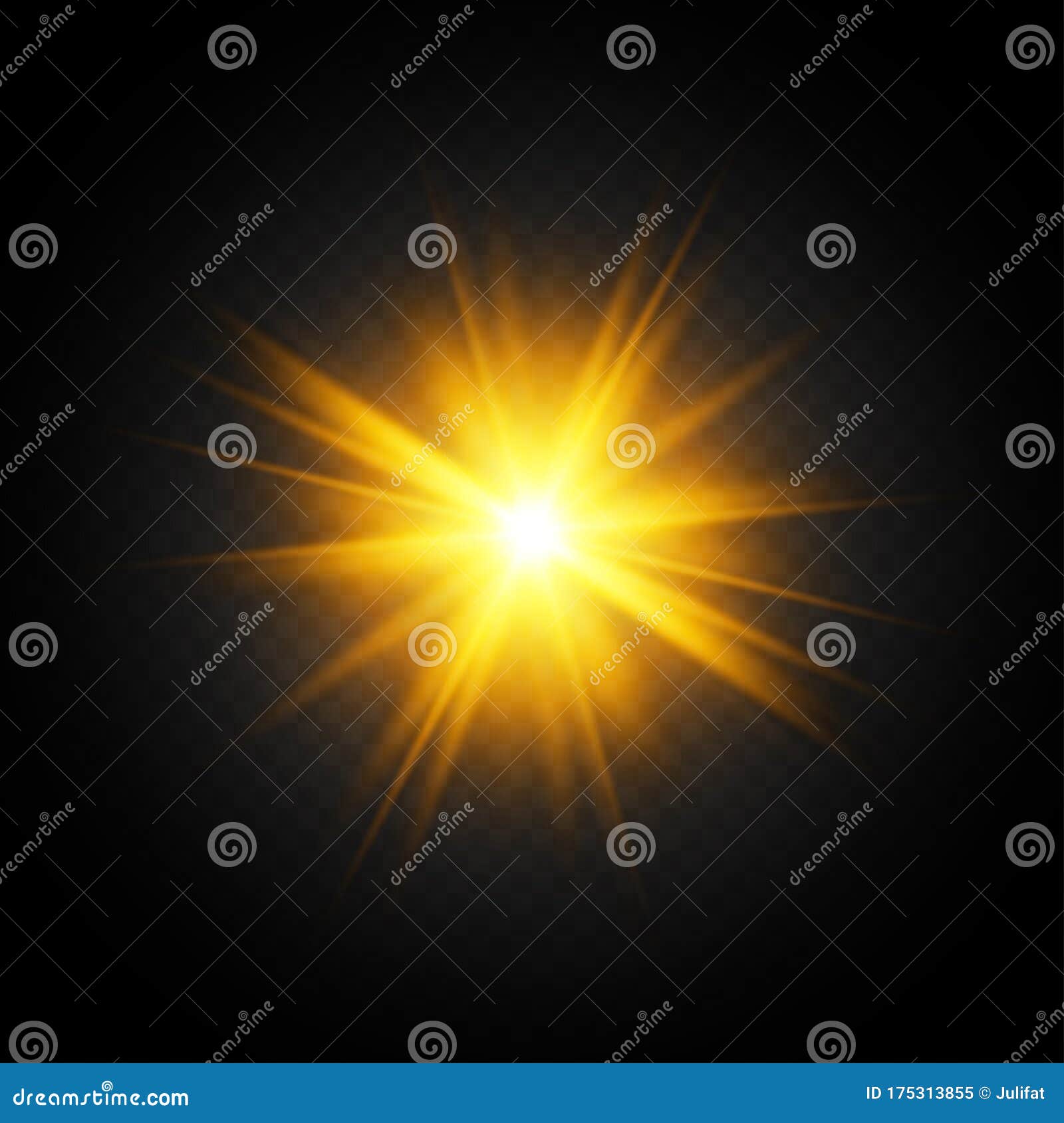 conversie klap Wordt erger Light Flare on Black Background. Holiday Glowing Backdrop. Lens Flare, Glow  Light Effect. Night Glow Effect. Disco Design Stock Vector - Illustration  of flare, color: 175313855