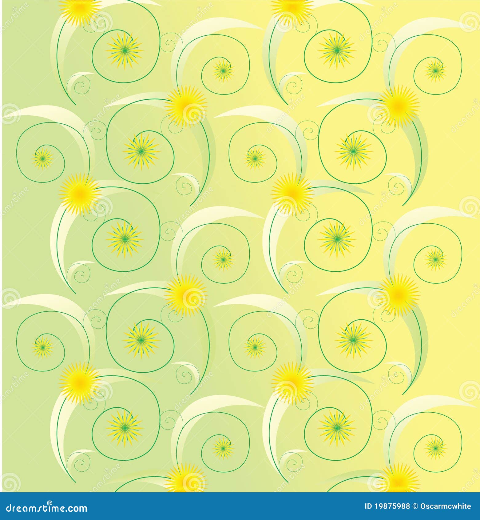 Light Green Floral Background Stock Vector Illustration of lettuce