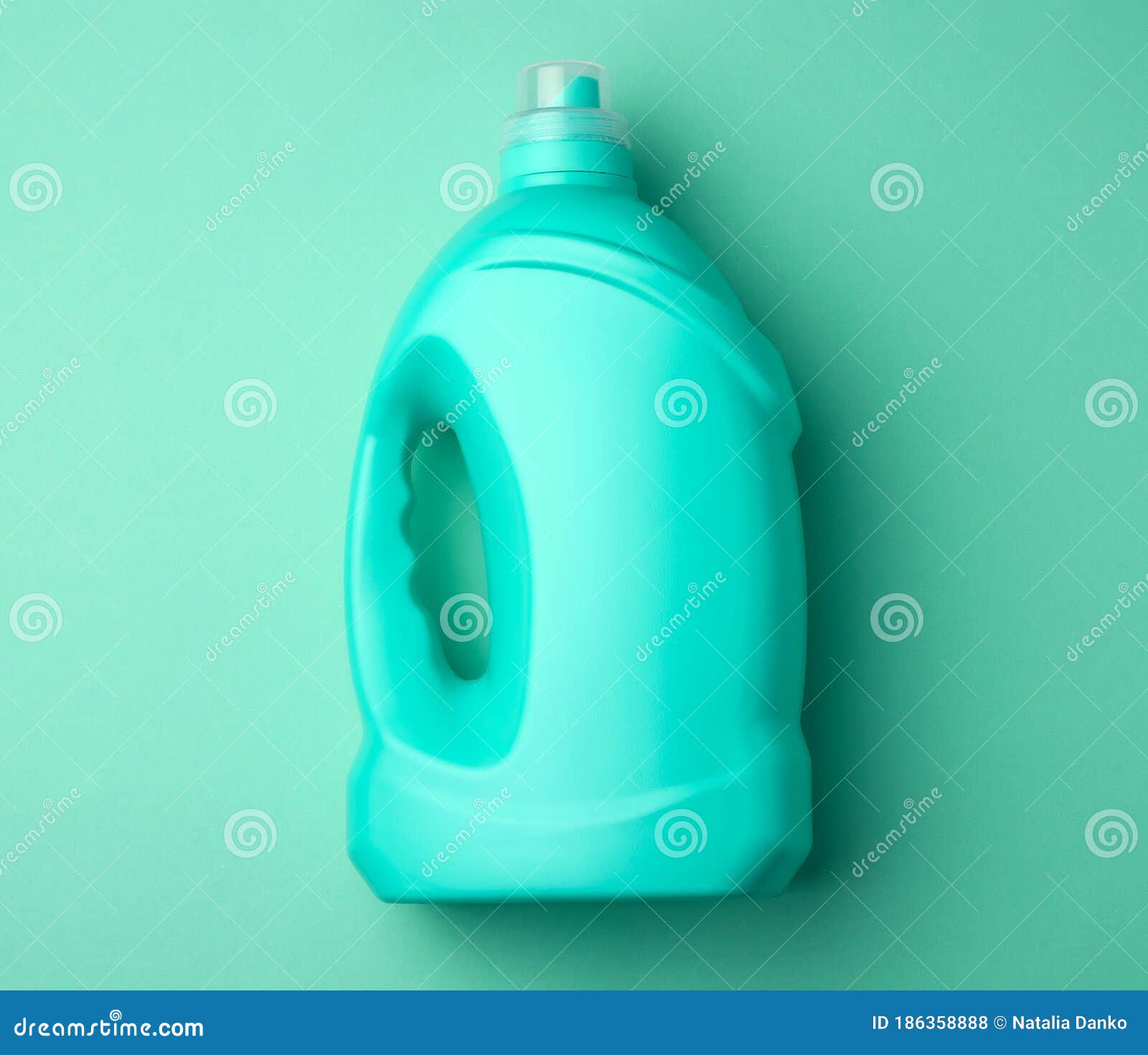 Light Green Plastic Bottle for Liquid Detergent Stock Photo Image of