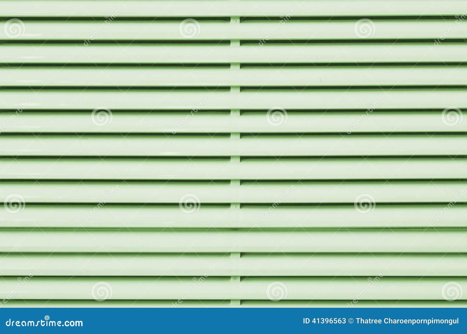 Light Green Plastic Louver of Mobile Airconditioner Stock Image