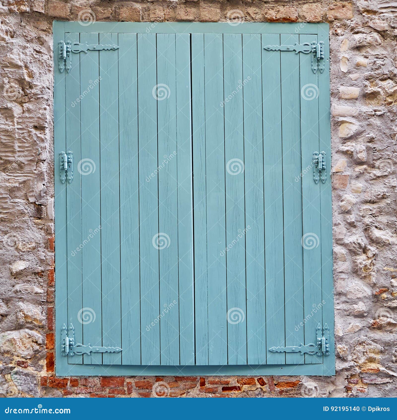 Light Green Window Shutters Stock Photo Image of architectural