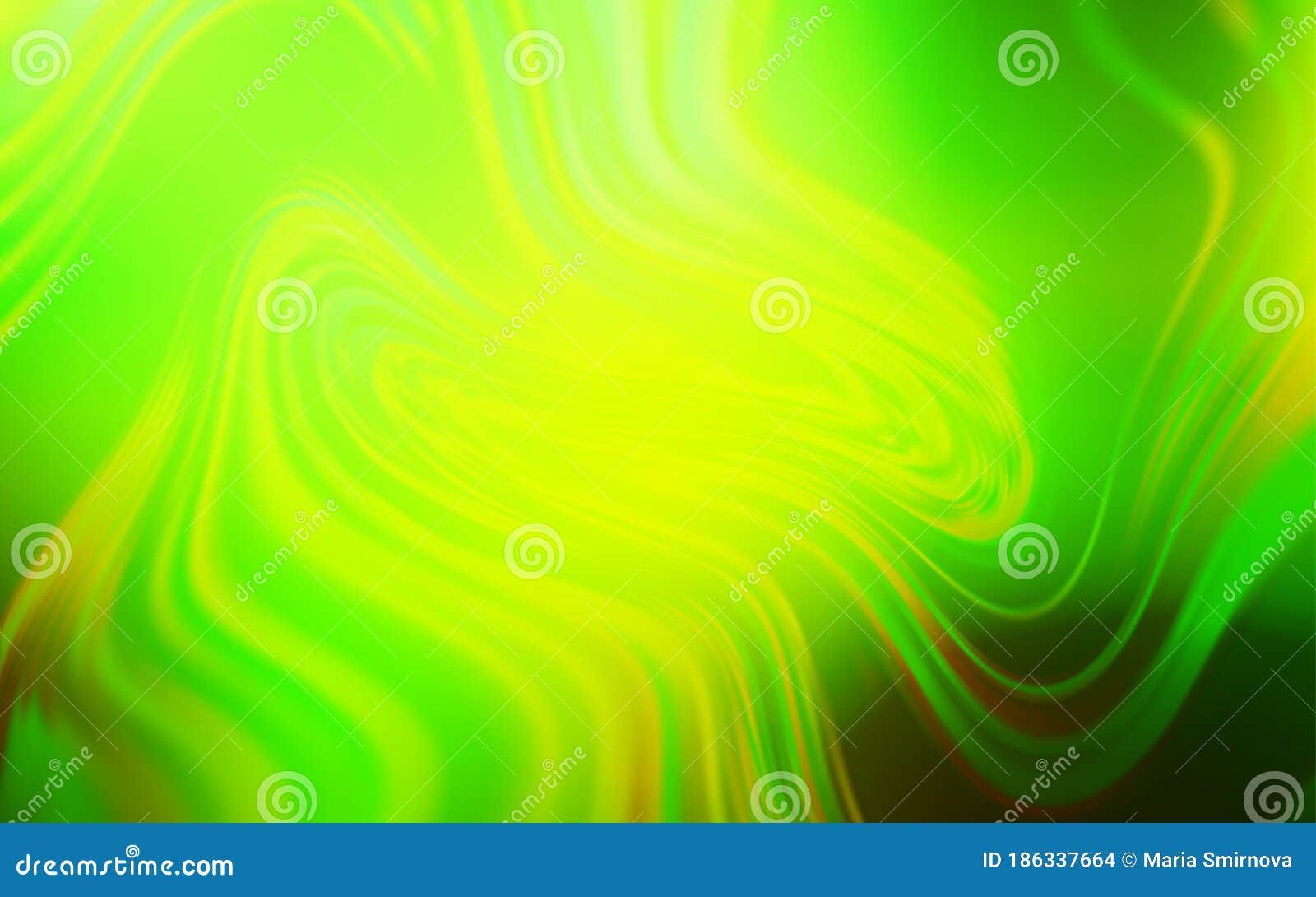 Light Green, Yellow Vector Blurred Bright Template. Stock Vector