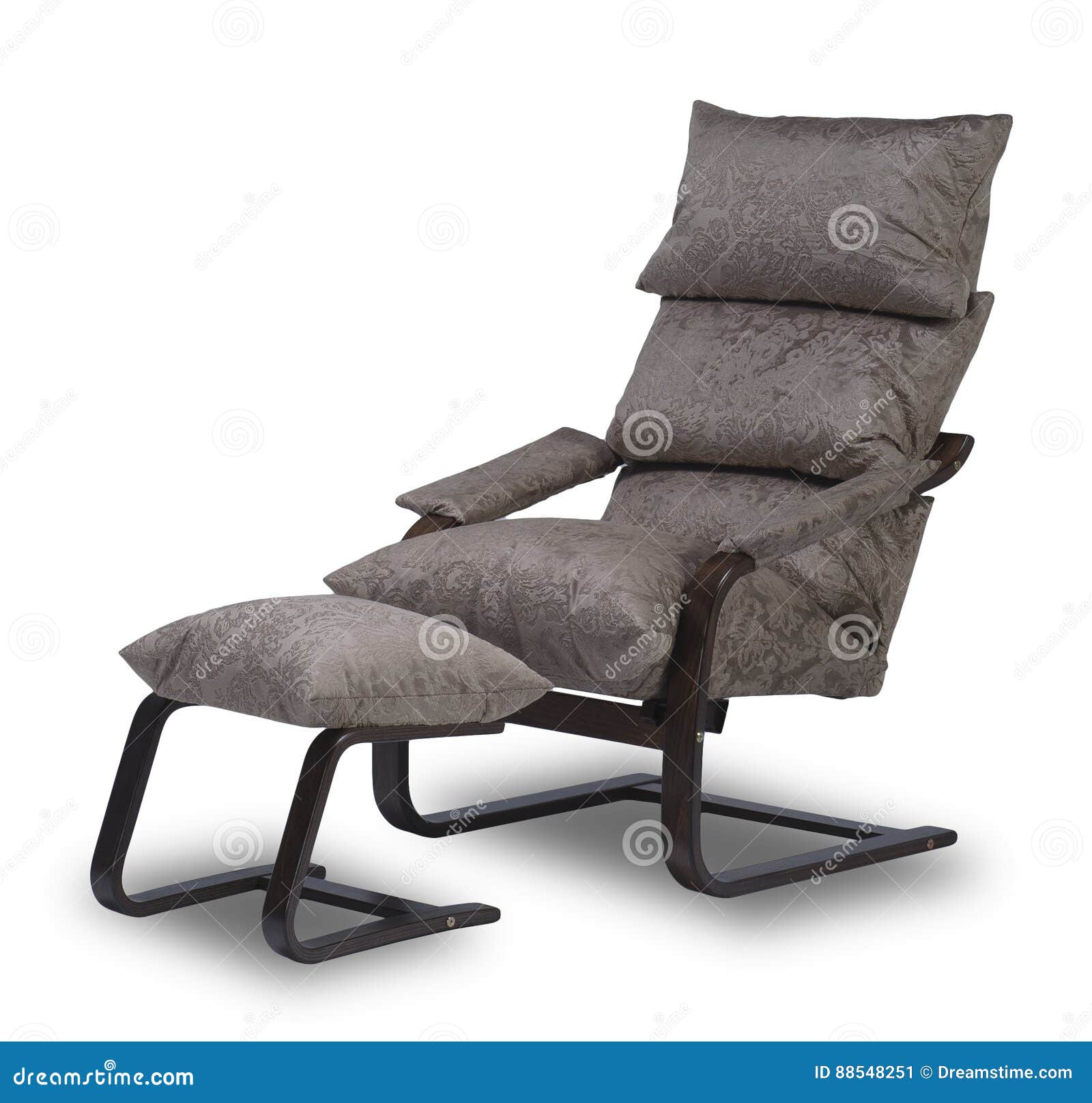 Light grey armchair stock image. Image of pillows, lines 88548251