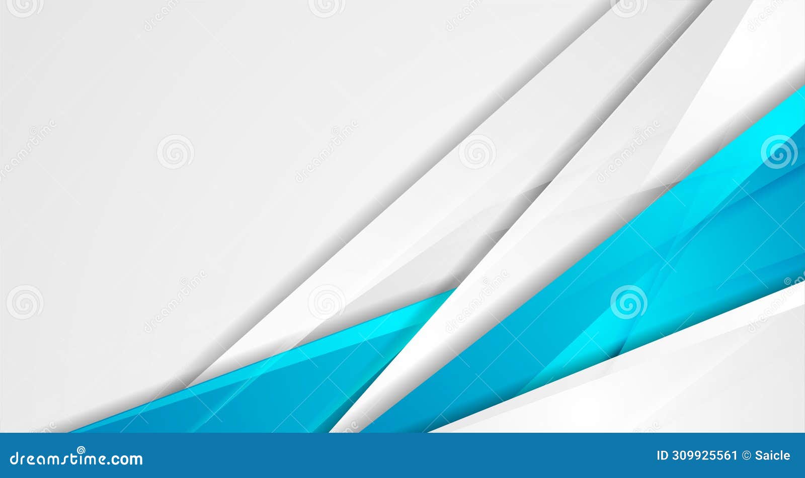 Light Grey and Blue Glossy Stripes Geometric Minimal Abstract