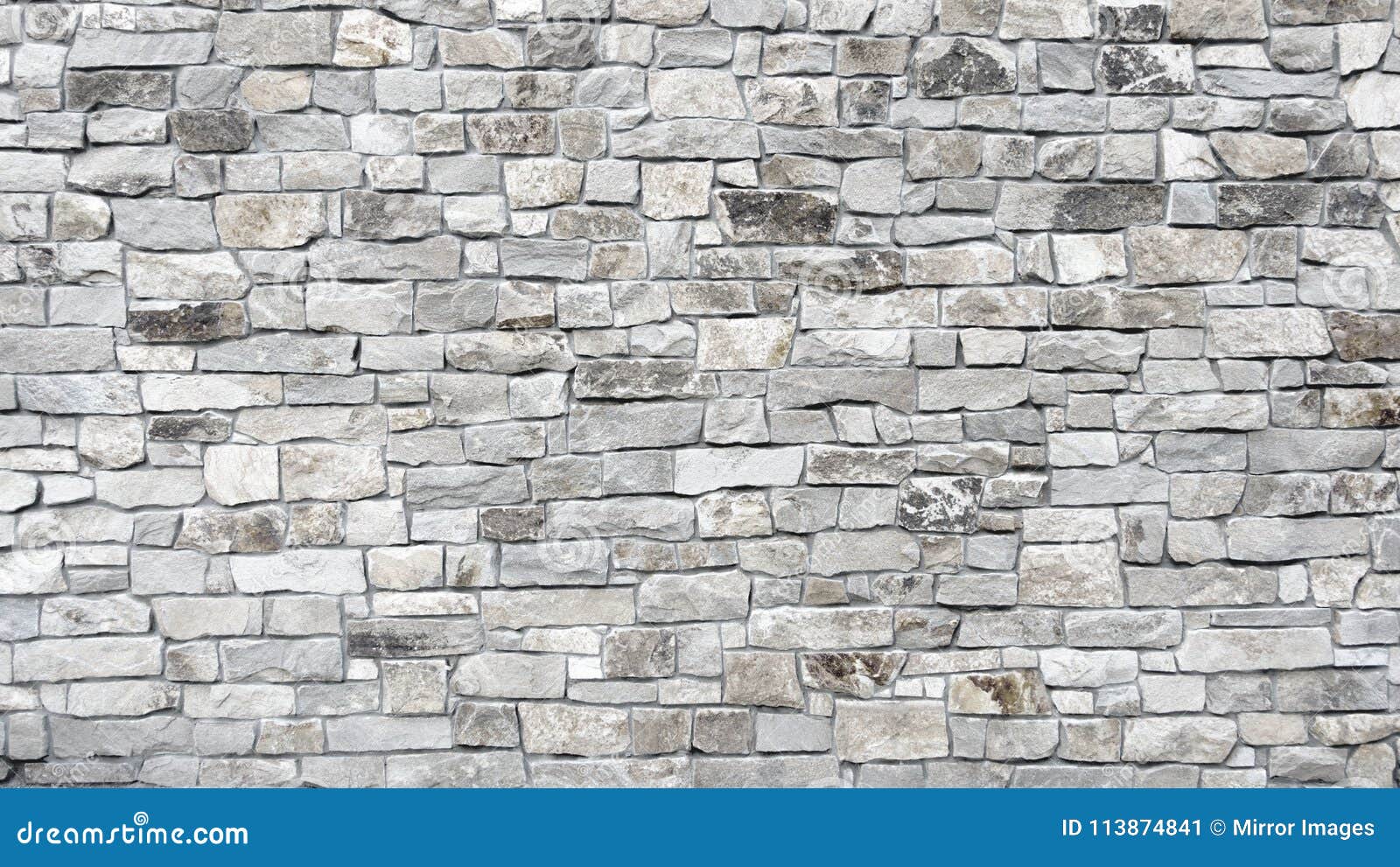 Light Grey Brick Shaped Stone Wall Stock Image Image Of Architecture