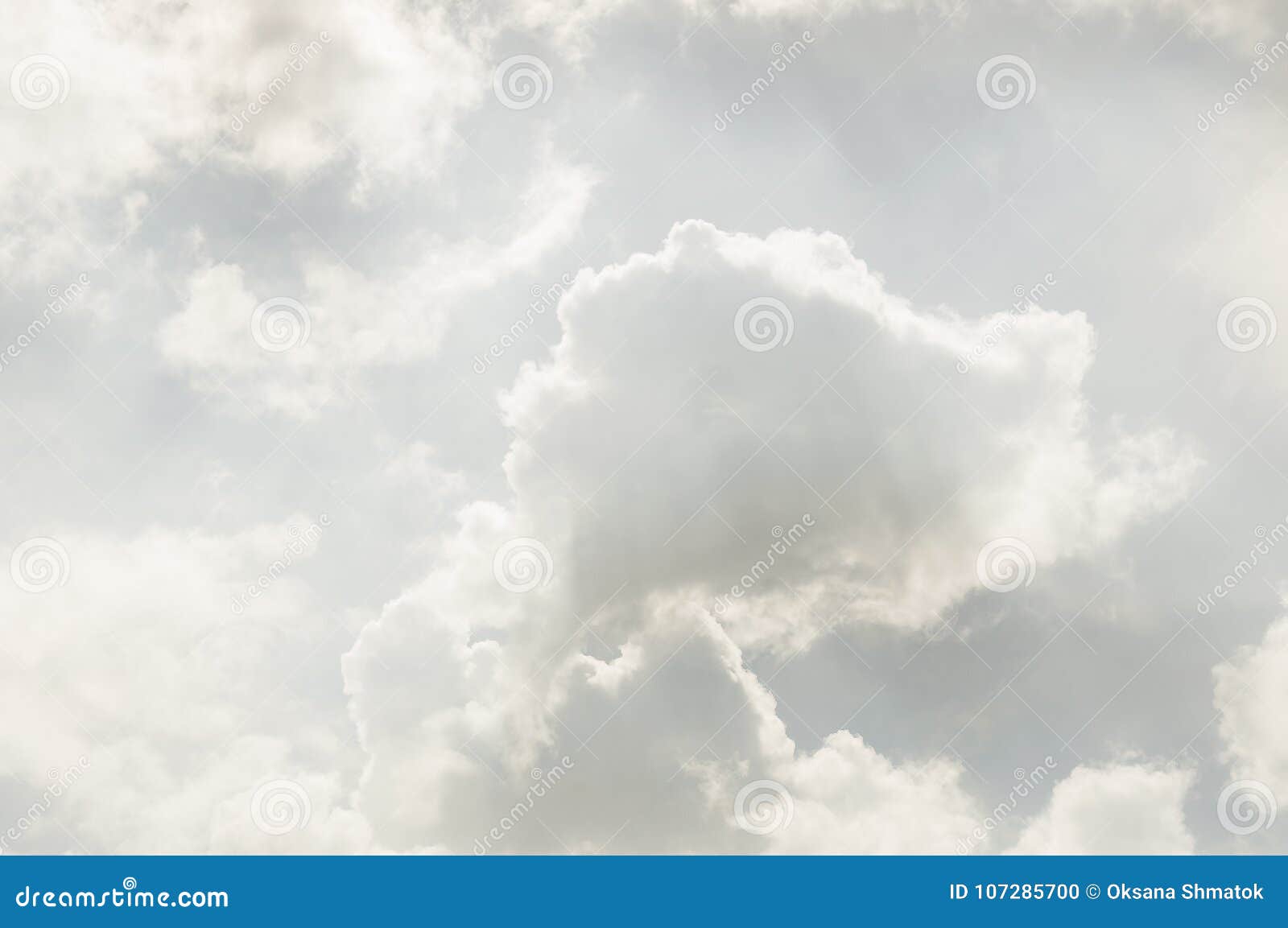 Light Grey Sky with Much Clouds. Background of Heaven Stock Photo - Image  of blue, clouds: 107285700