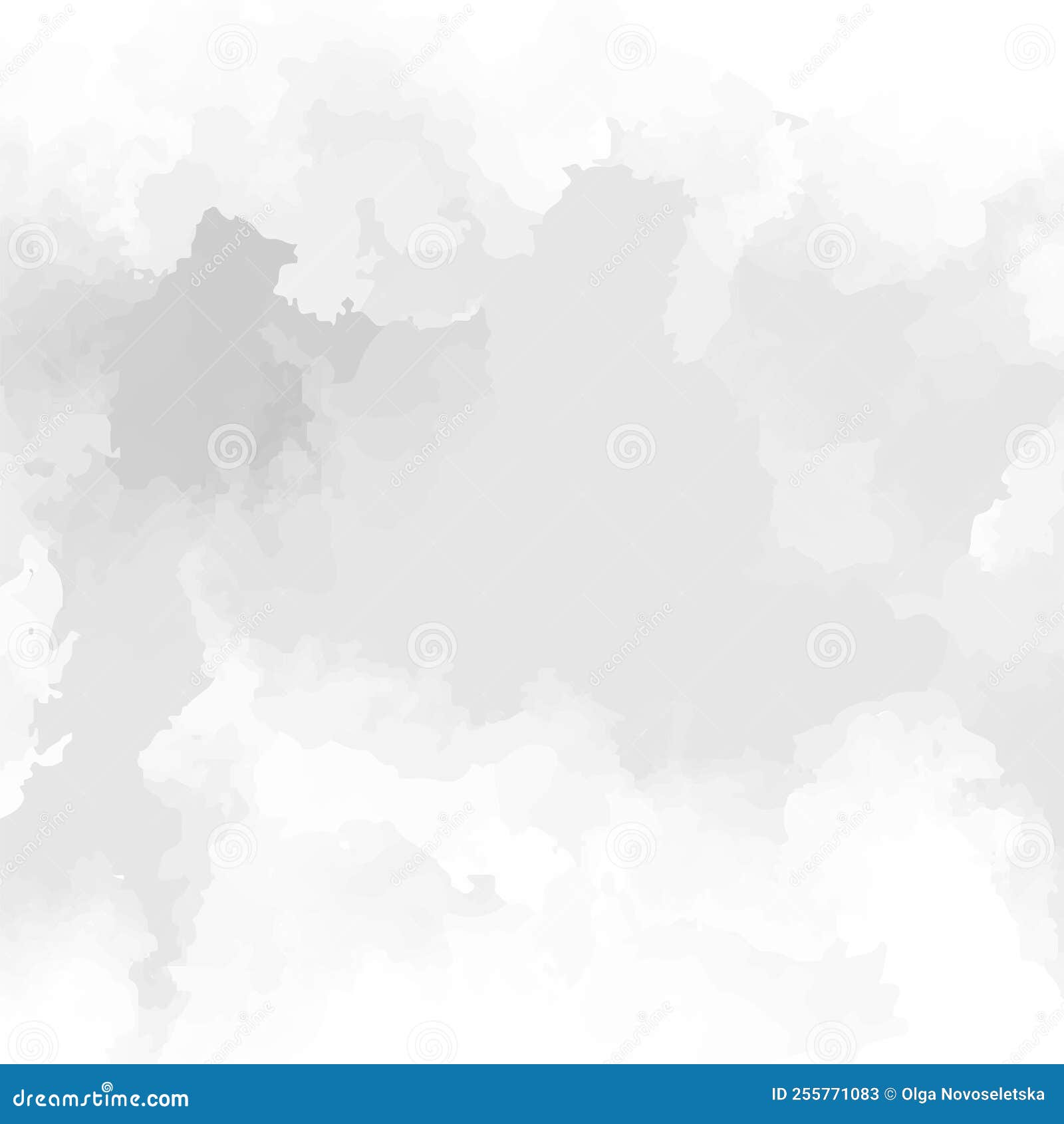 Light Grey Watercolor Background. Delicate Light Pastel Watercolor