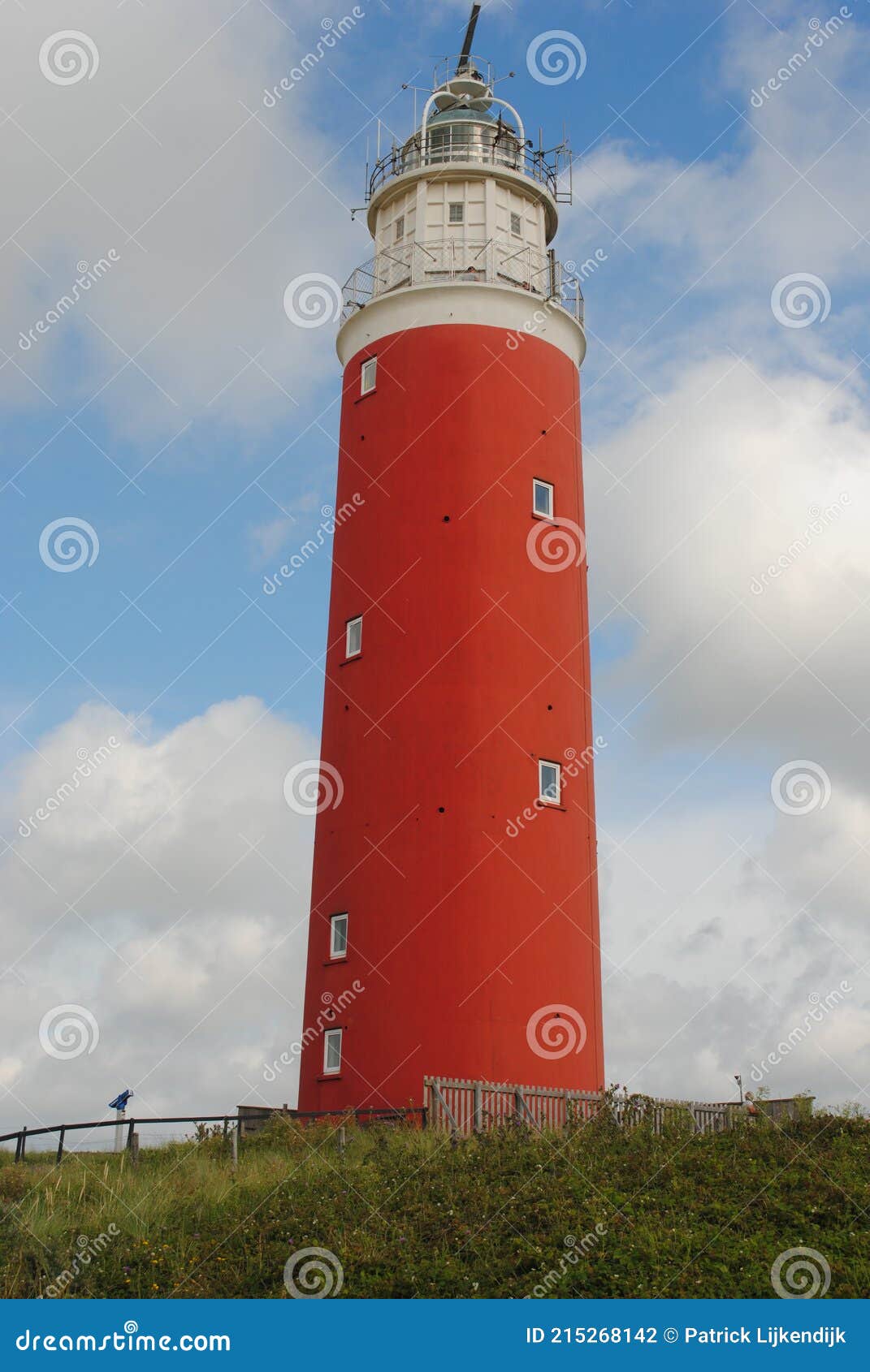 Light House at the Island Texel Netherlands Editorial Photography