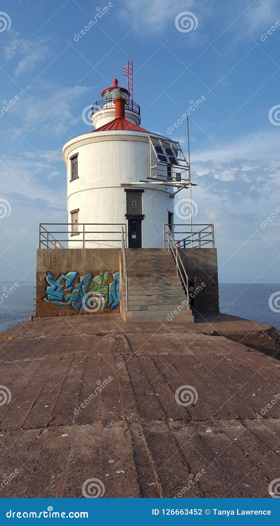 Light house stock photo. Image of water, shores, superior 126663452