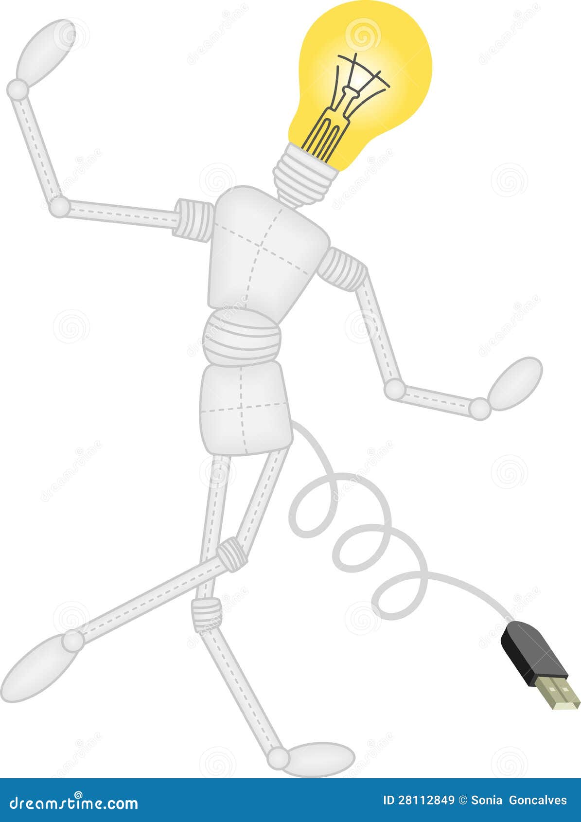 Light lamp man stock vector. Illustration of sconce, icon 28112849