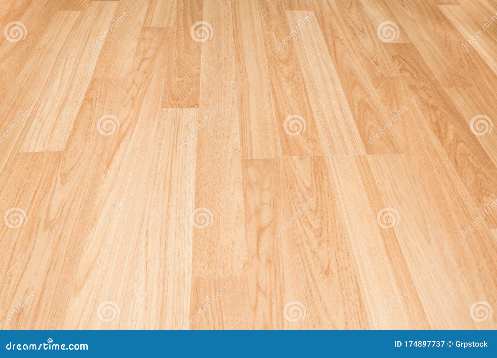 Light Oak Wooden Flooring Texture Background, Top View Of Smooth Brown