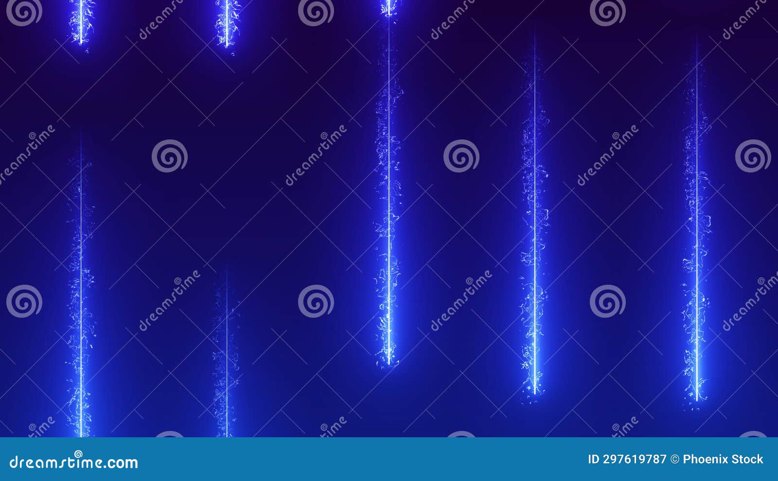 light particle trails rainfall. energy light colorful beams falling motion graphic.