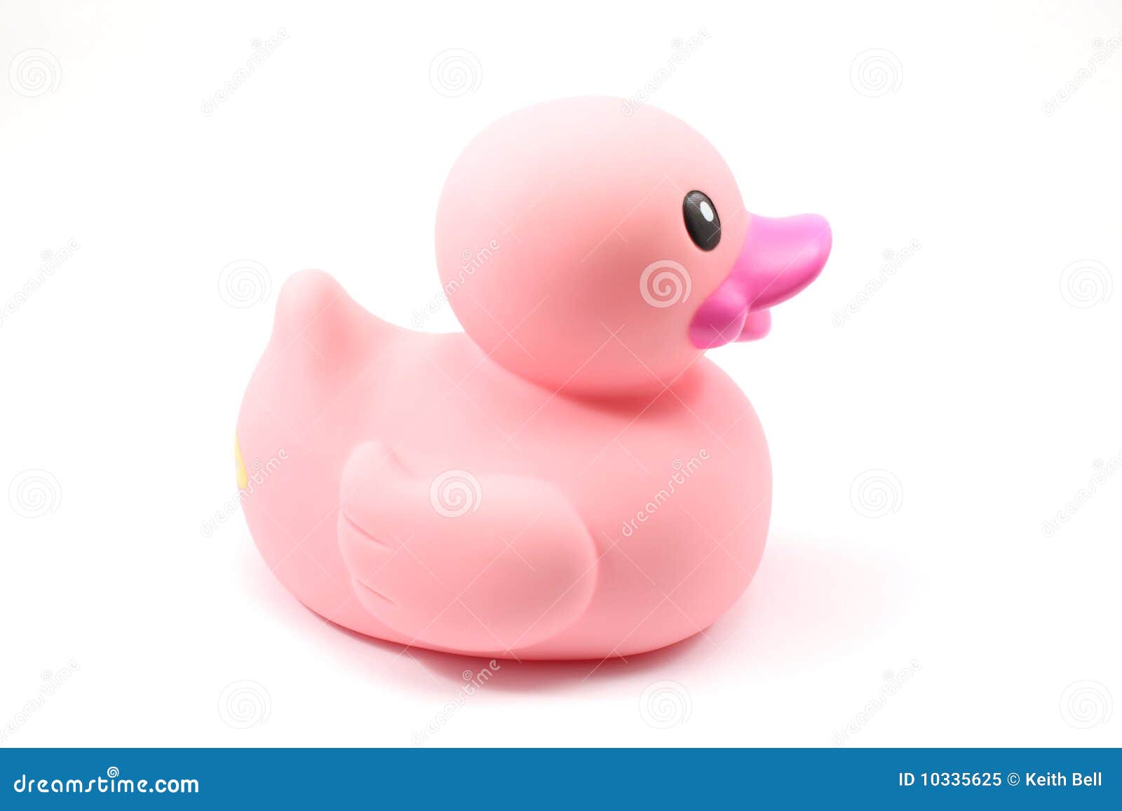 Light pink bath duck stock image. Image of rubber, child 10335625