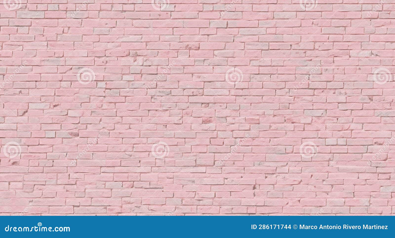 Light Pink Brick Wall Stone or Concrete Texture Backdrop Background