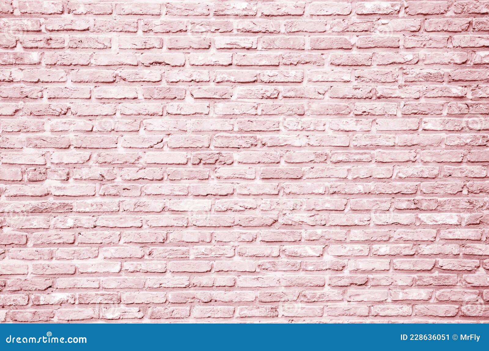 Light Pink Brick Wall Texture, Background, Detailed Pattern Stock Image