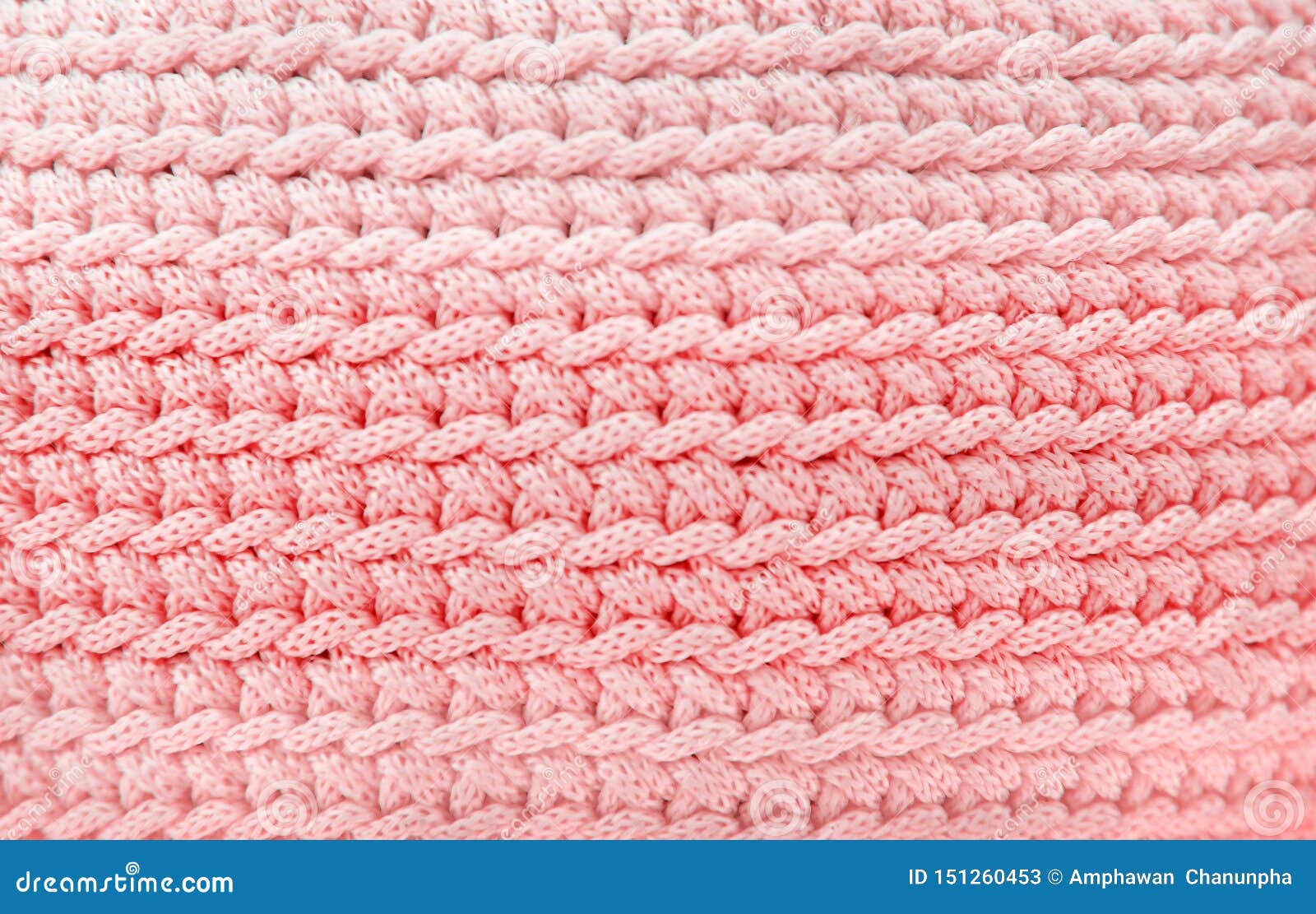 Light Pink Crochet Knitted Patterns Texture for Background , Handmade Stock Image Image of