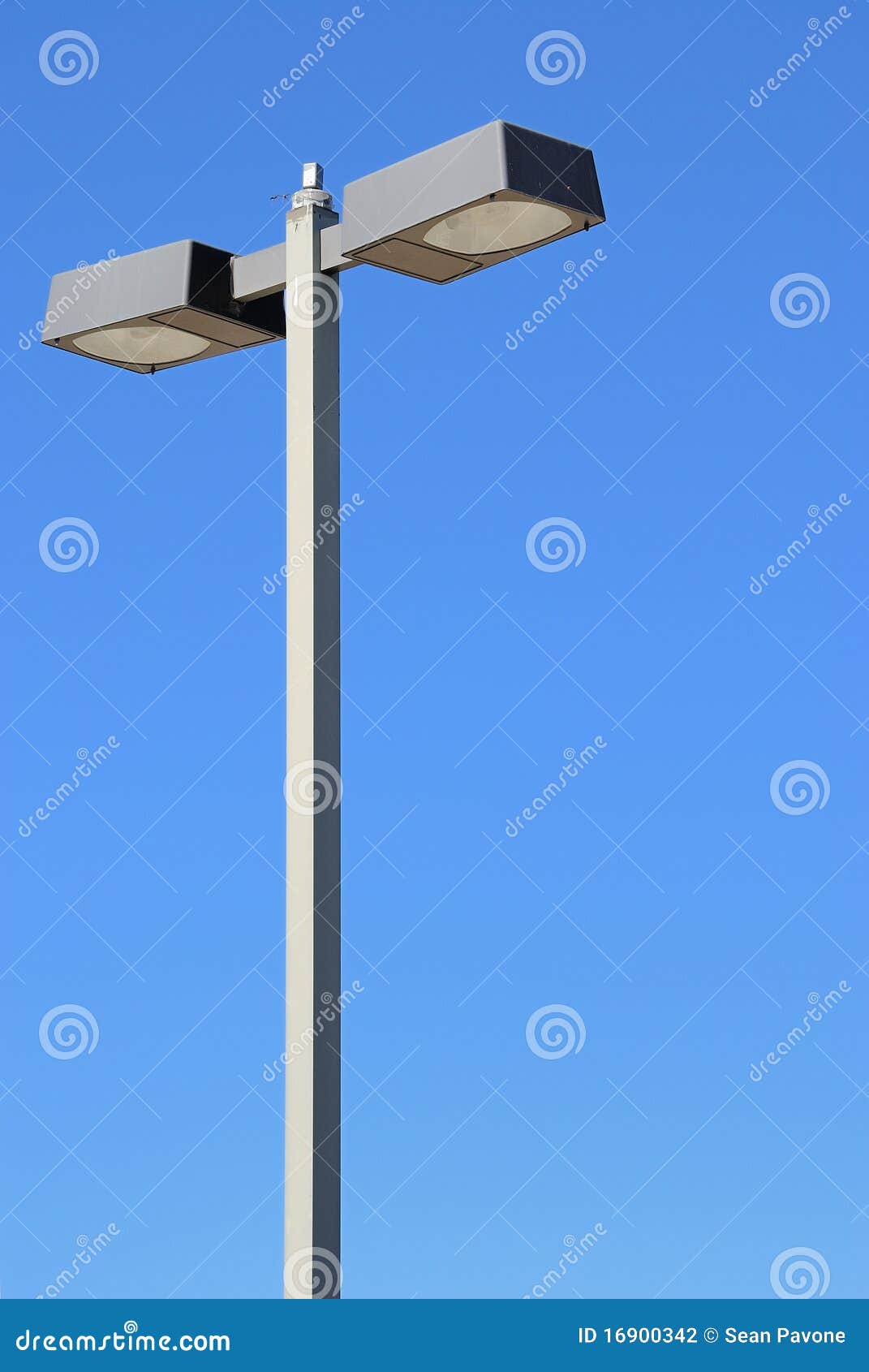 Light Pole stock photo. Image of streetlights, blue, metallic 16900342