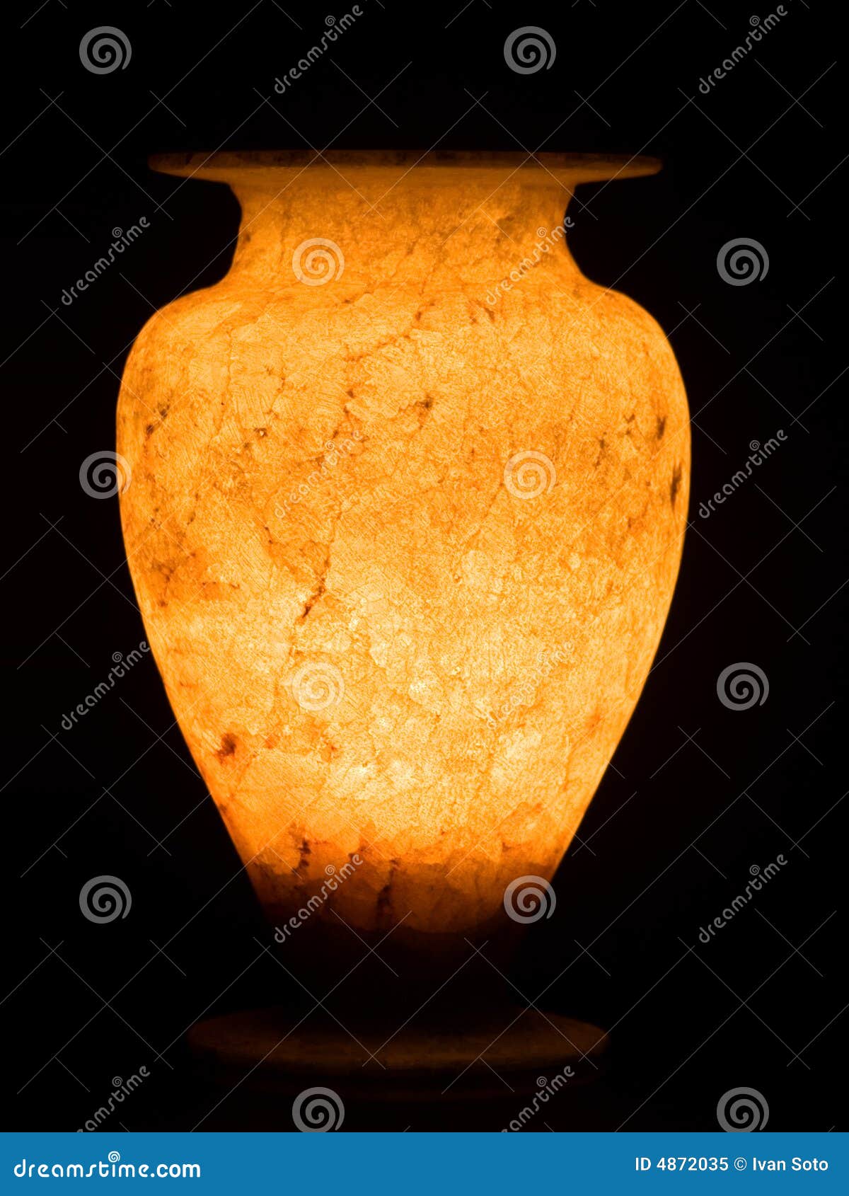 Light Properties of Alabaster Handmade Stock Image Image of rays