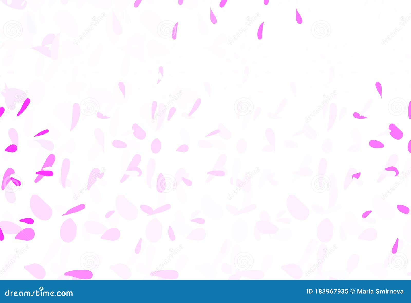 Light Purple, Pink Vector Background with Bubbles Stock Vector