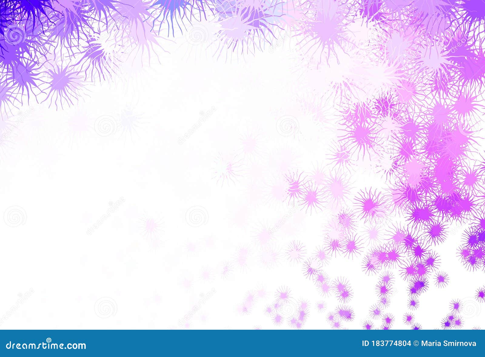 Light Purple Vector Background with Abstract Shapes. Stock Vector