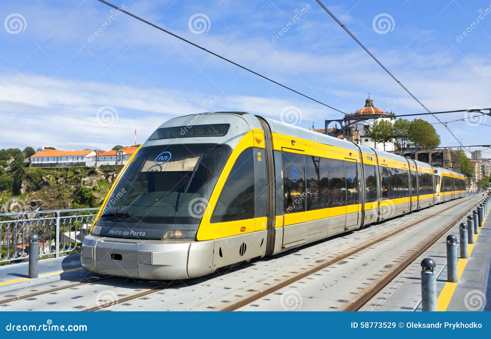 Light Rail Train Of Metro Do Porto Portugal Editorial Stock Image Image Of Modern Stop 58773529