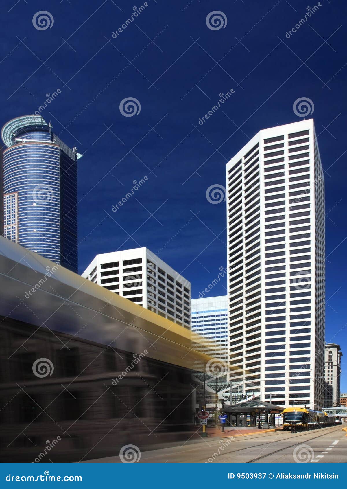 Light Rail Train in Minneapolis Stock Image Image of transportation