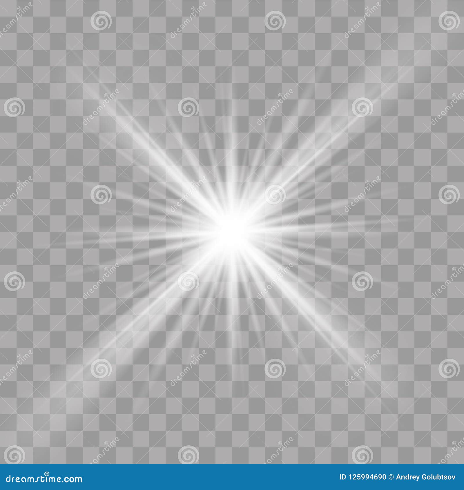 light rays flash radiance effect  star ray