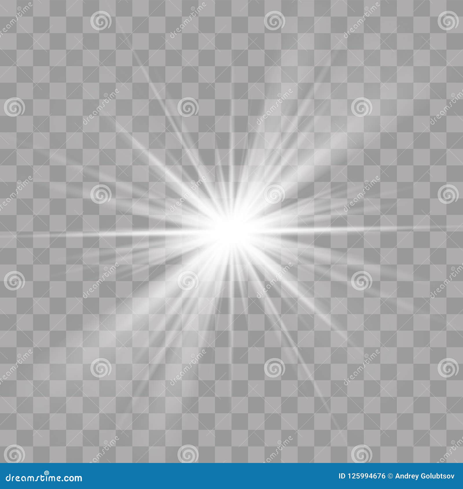light rays flash sun star shine radiance effect