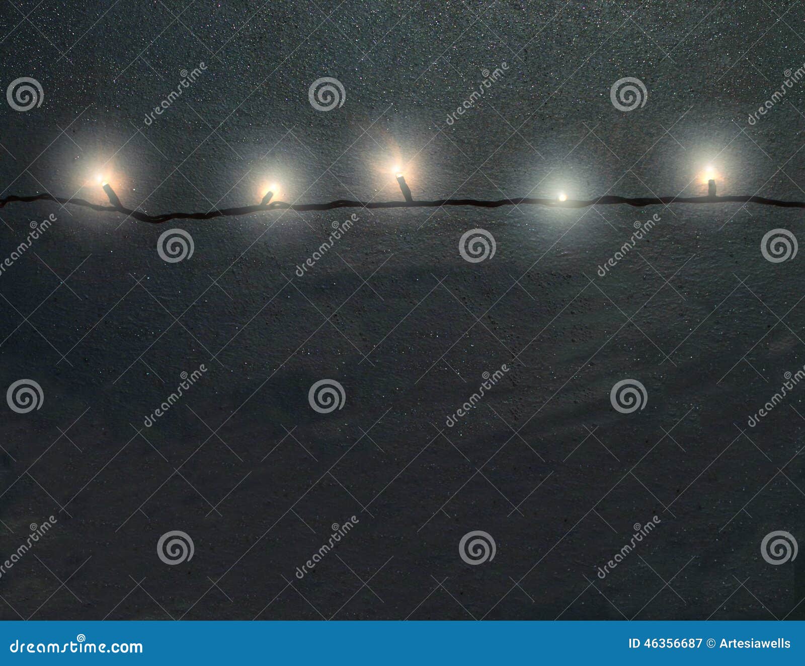 Light string stock image. Image of lights, small, glow 46356687