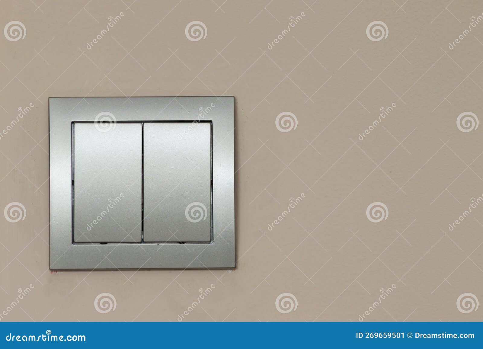 Light Switch on Wall. Turn on or Turn Off the Lights. Saving Electric