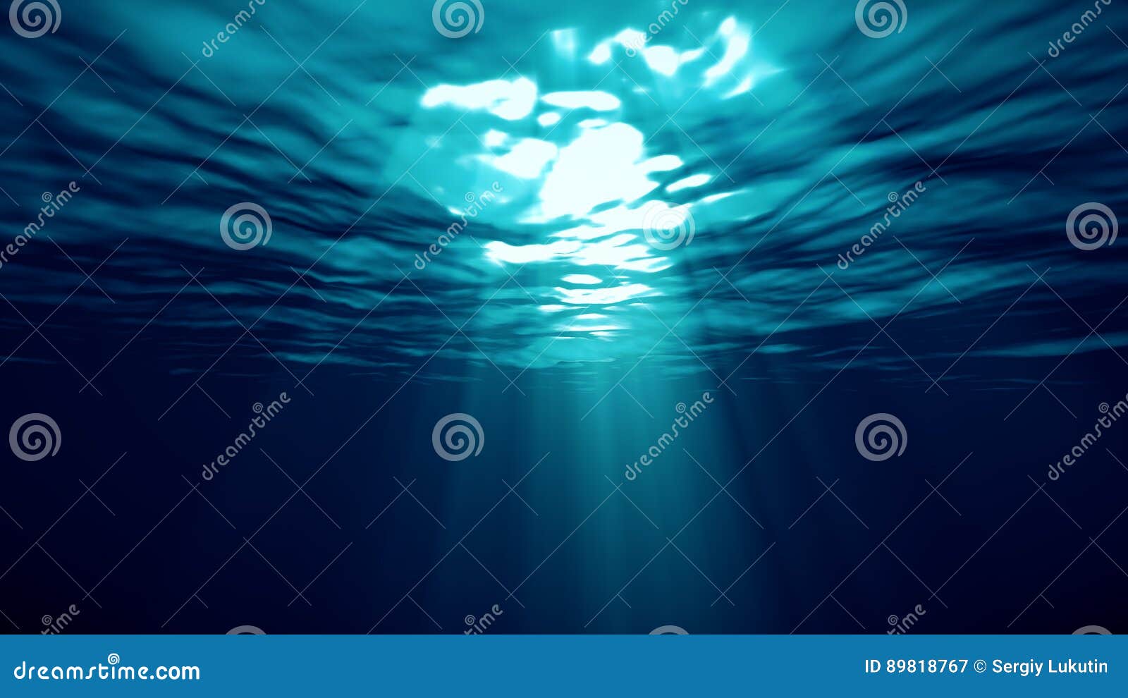 Light underwater stock illustration. Illustration of beam - 89818767