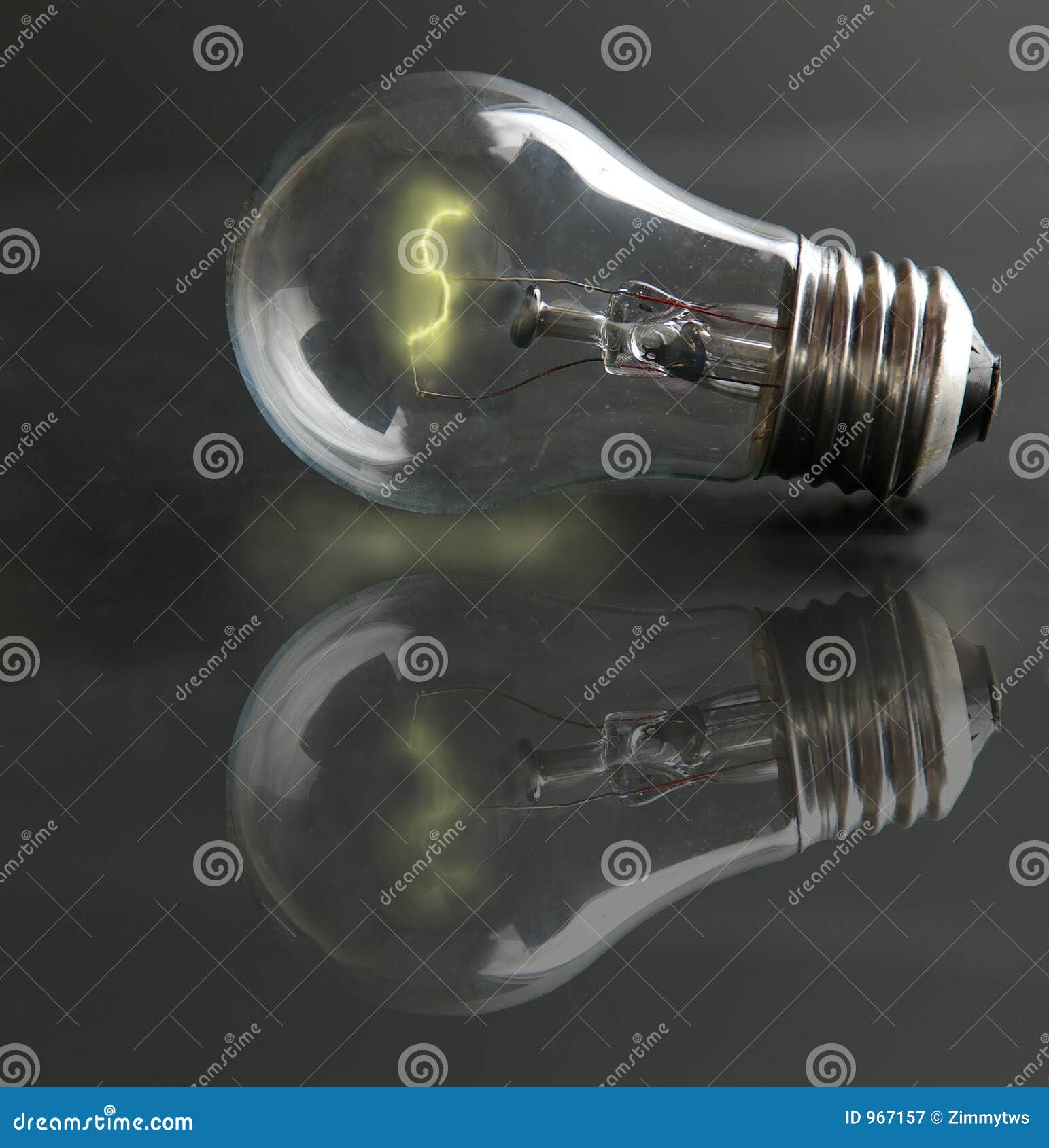 Lightbulb burning stock image. Image of heat, business 967157