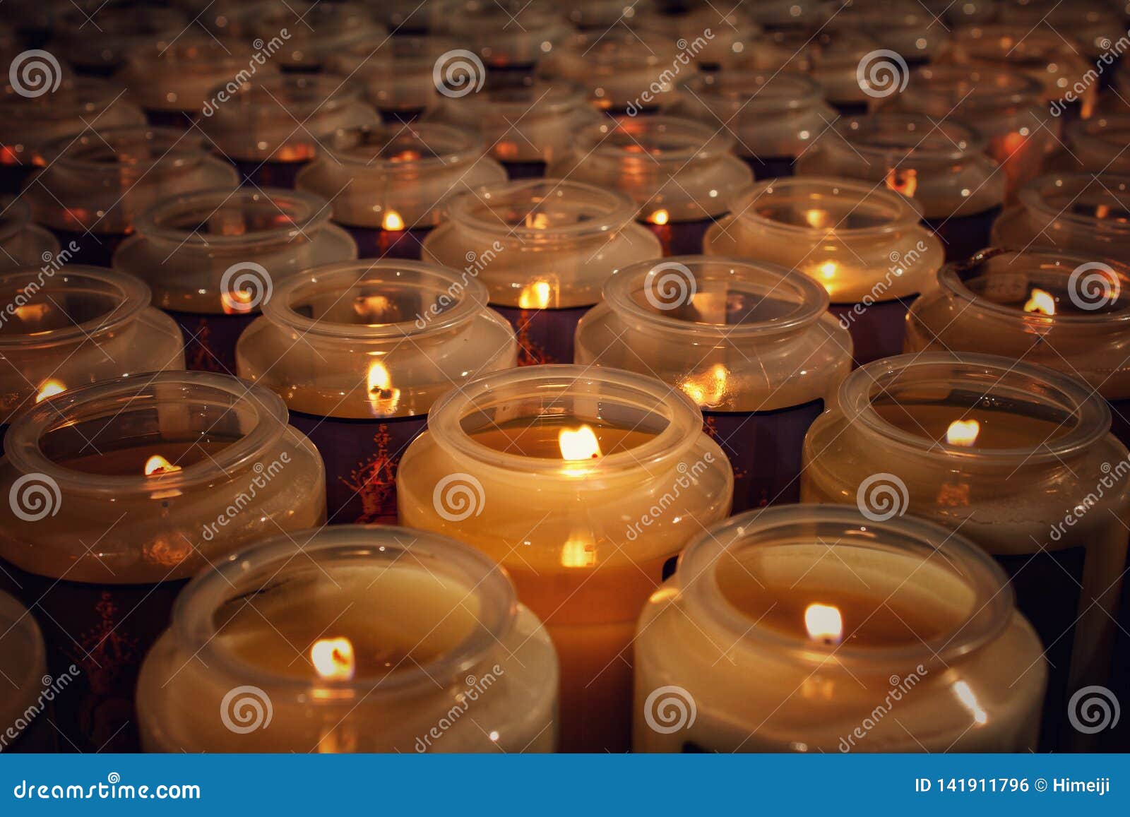 Lighted Candles in Catholic Church Stock Photo Image of cathedral