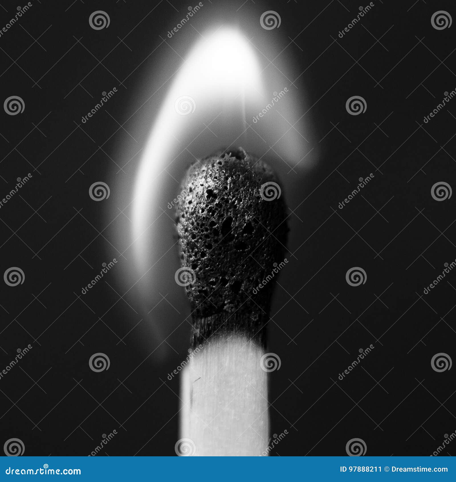 Lighted match stock image. Image of match, light, white 97888211