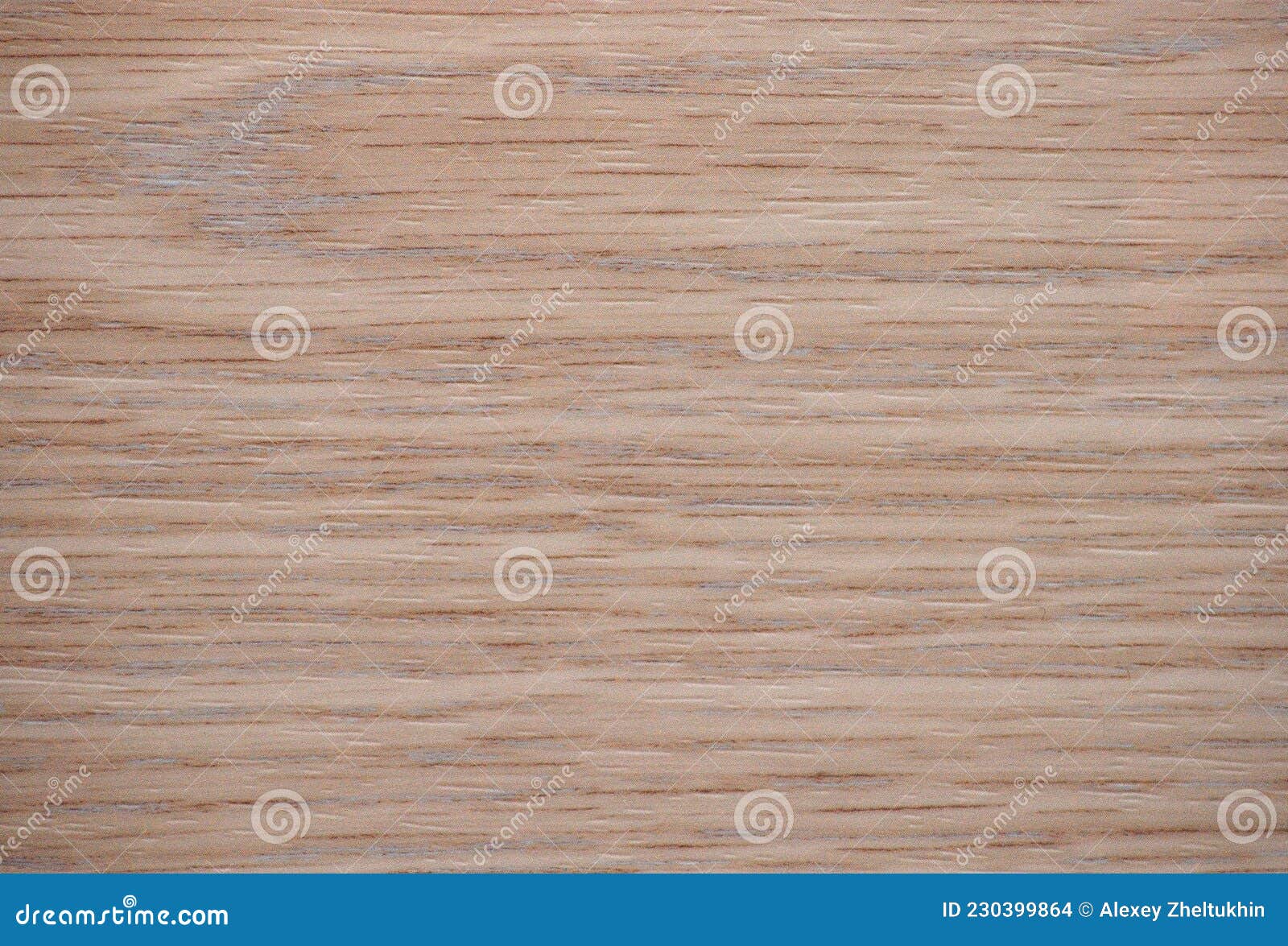 Lightened Cherry, Polished Surface of Natural Light Wood with a Wavy