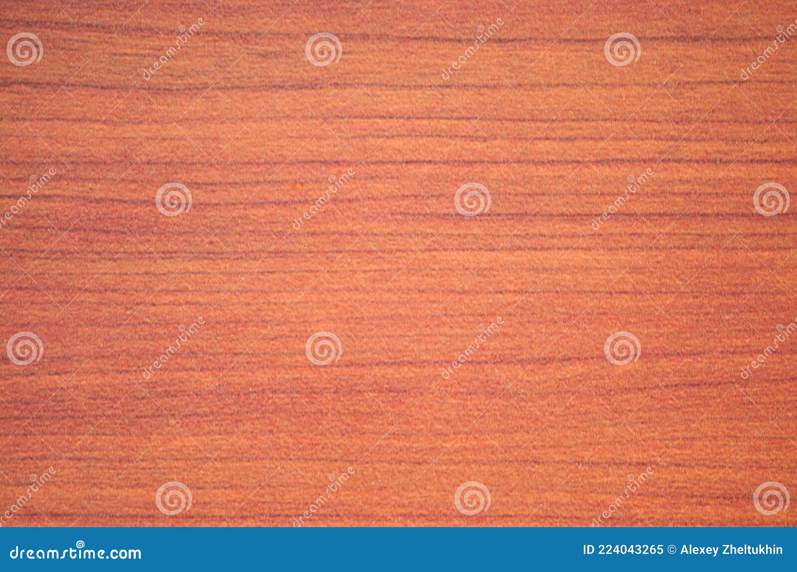 Lightened Red Cherry, Closeup of a Flat Polished Natural Wood Surface