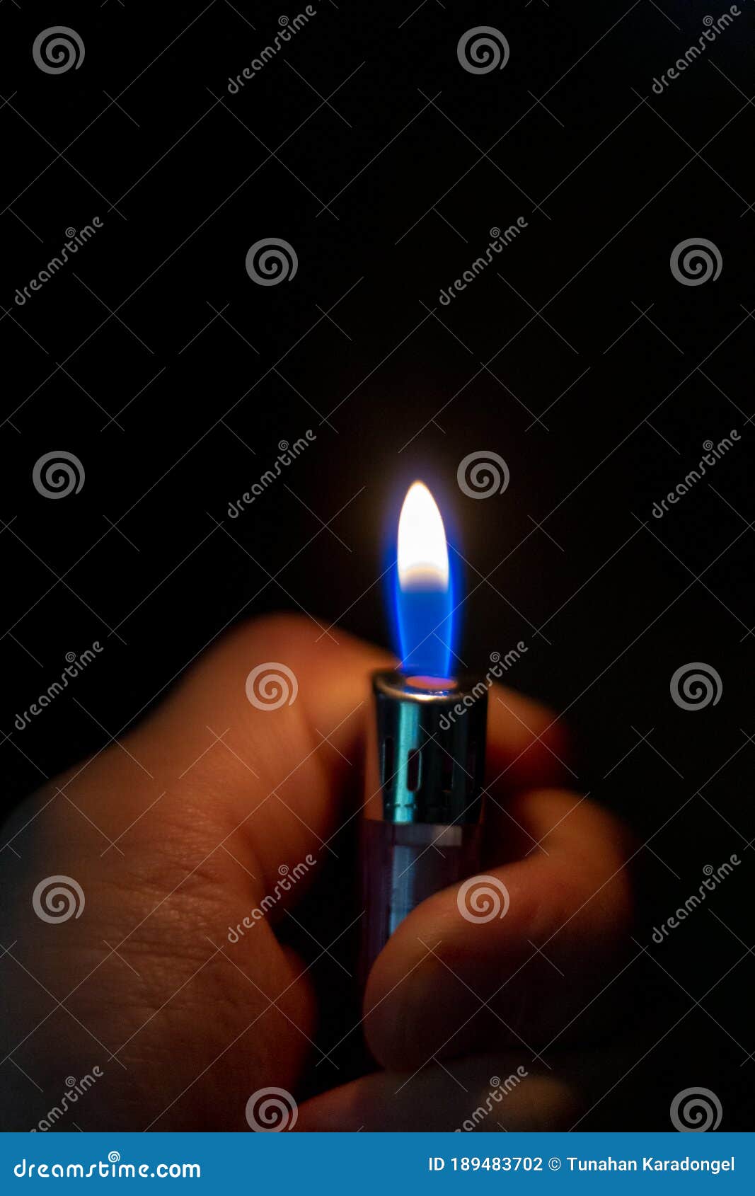 Lighter fire stock photo. Image of toxic, fire, cylinder 189483702