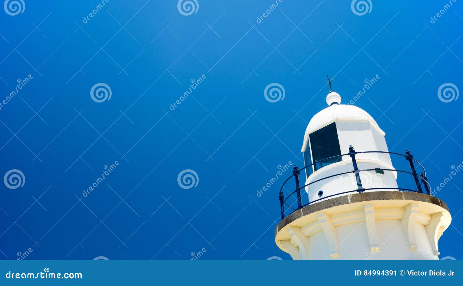 lighthouse in blue skies