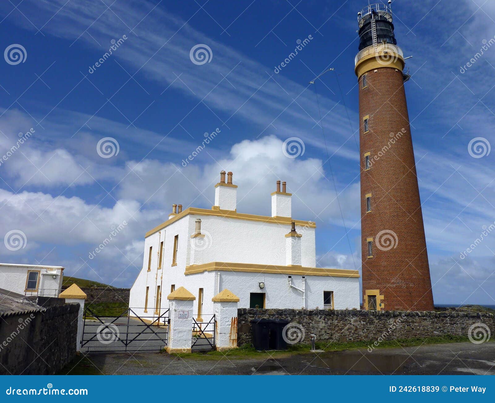 lighthouse on the butt of lewis